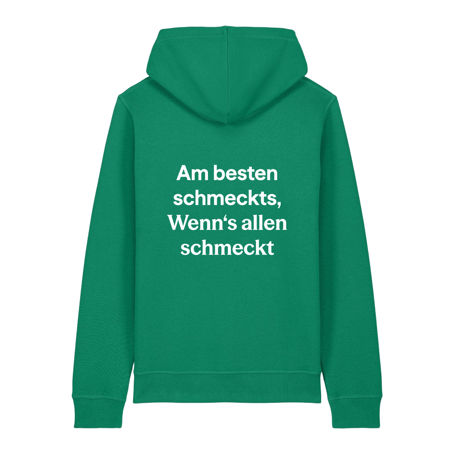 "Schmeckt" Hoodie Grün