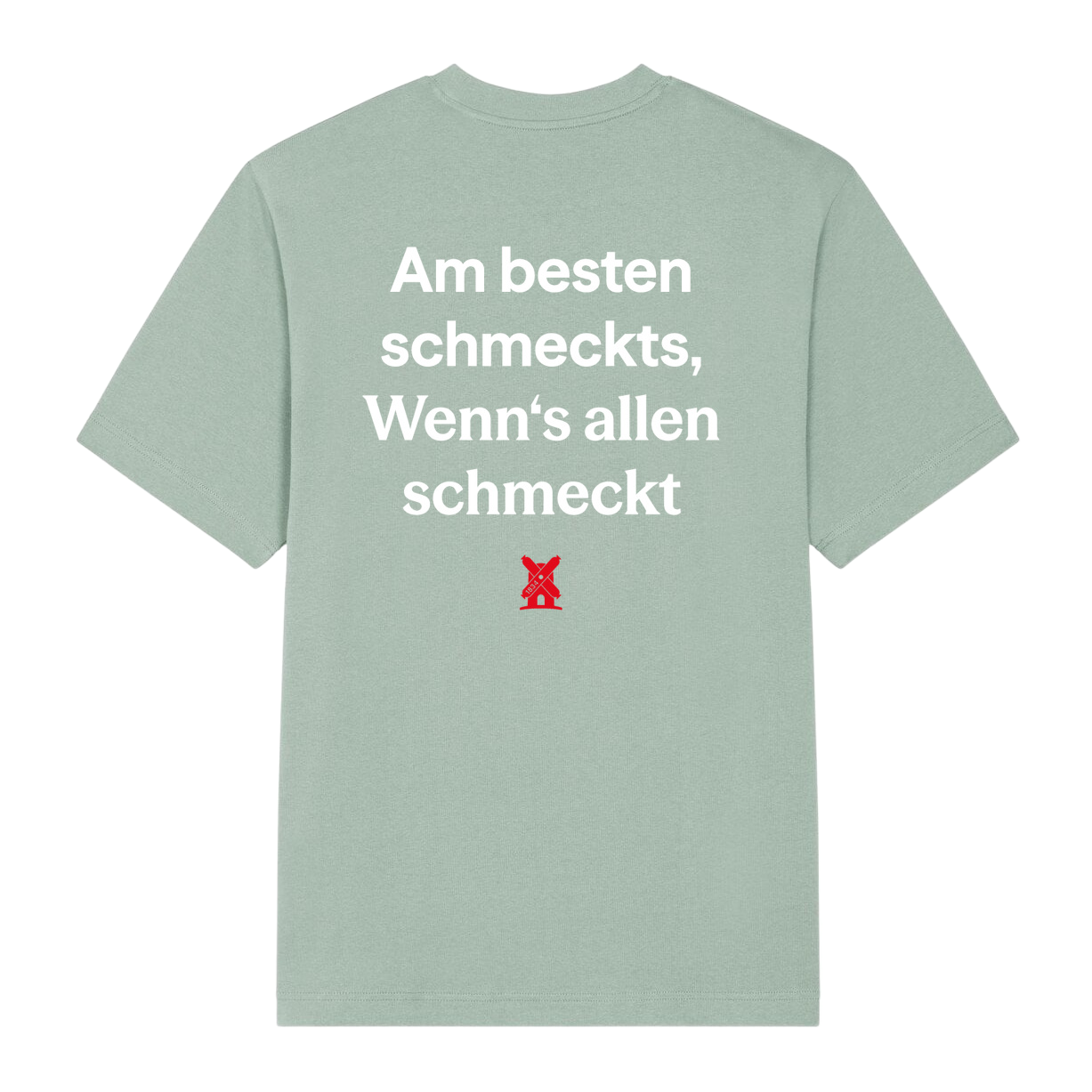 "Schmeckt" Oversized T-Shirt Aloe
